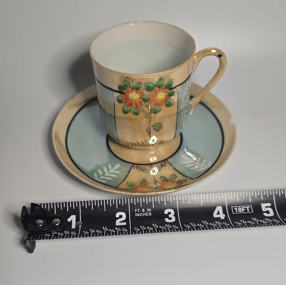 Floral Mug and Plate Set